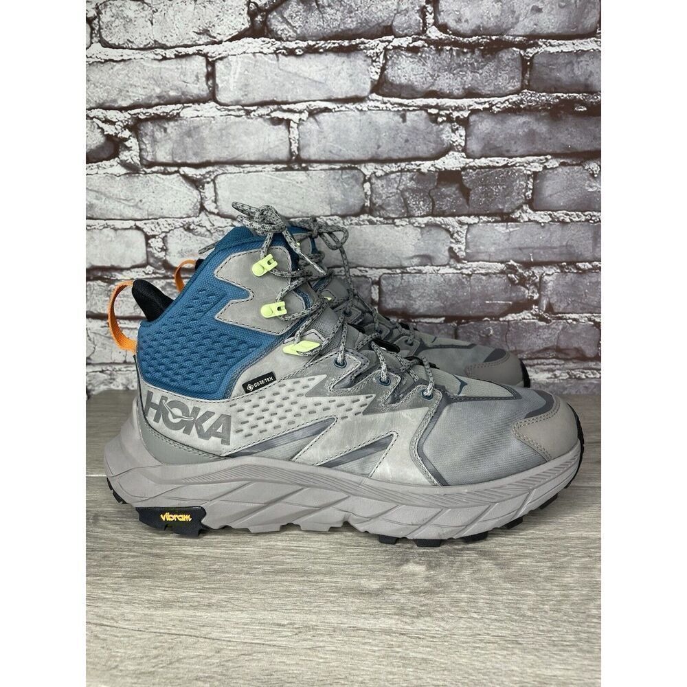 Hoka One One Anacapa Mid GTX Sharkskin Men's Hiking Boots 1122018-SBCRL 11D NEW